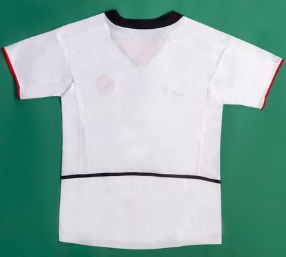 Jersey 2002/03 Manchester United Visitante Manga corta Versión Fan Retro