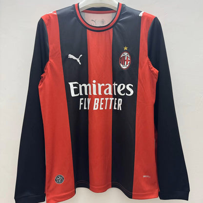 Jersey 2026/27 AC Milan Local Manga larga Versión Fan