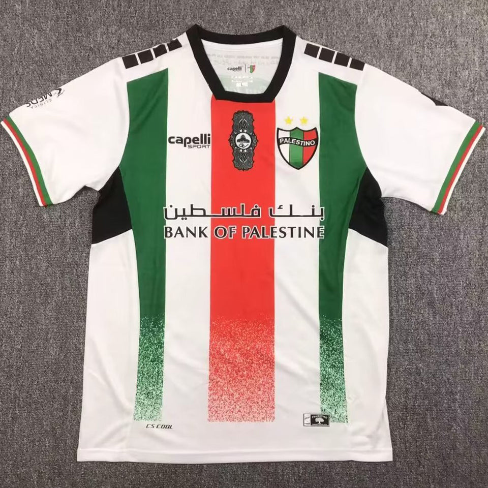 jersey 2024/25 palestino local manga corta versión fan