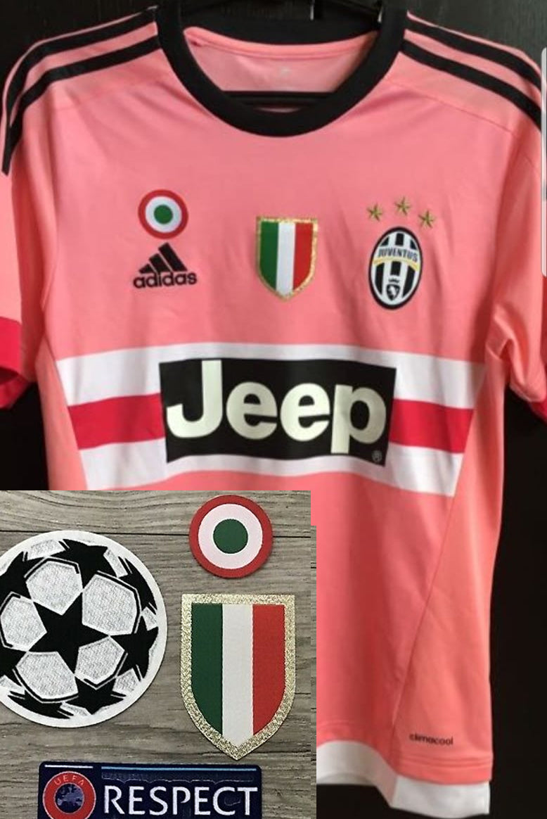 jersey 2015/16 juventus especial manga corta versión fan retro