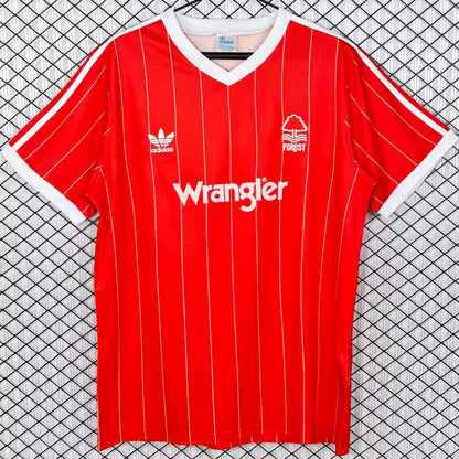 Jersey 1982/1984 Nottingham Local Manga corta Versión Fan Retro