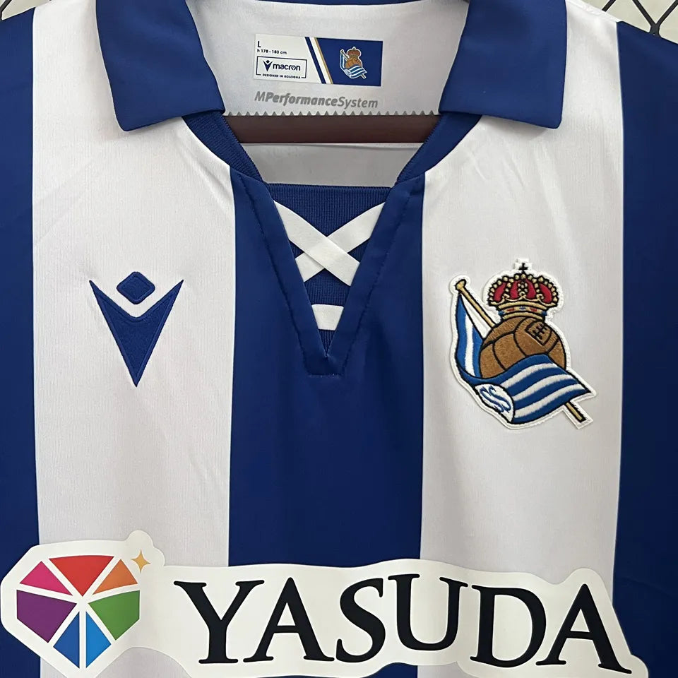 Jersey 2024/25 Real Sociedad Local Manga corta Versión Fan