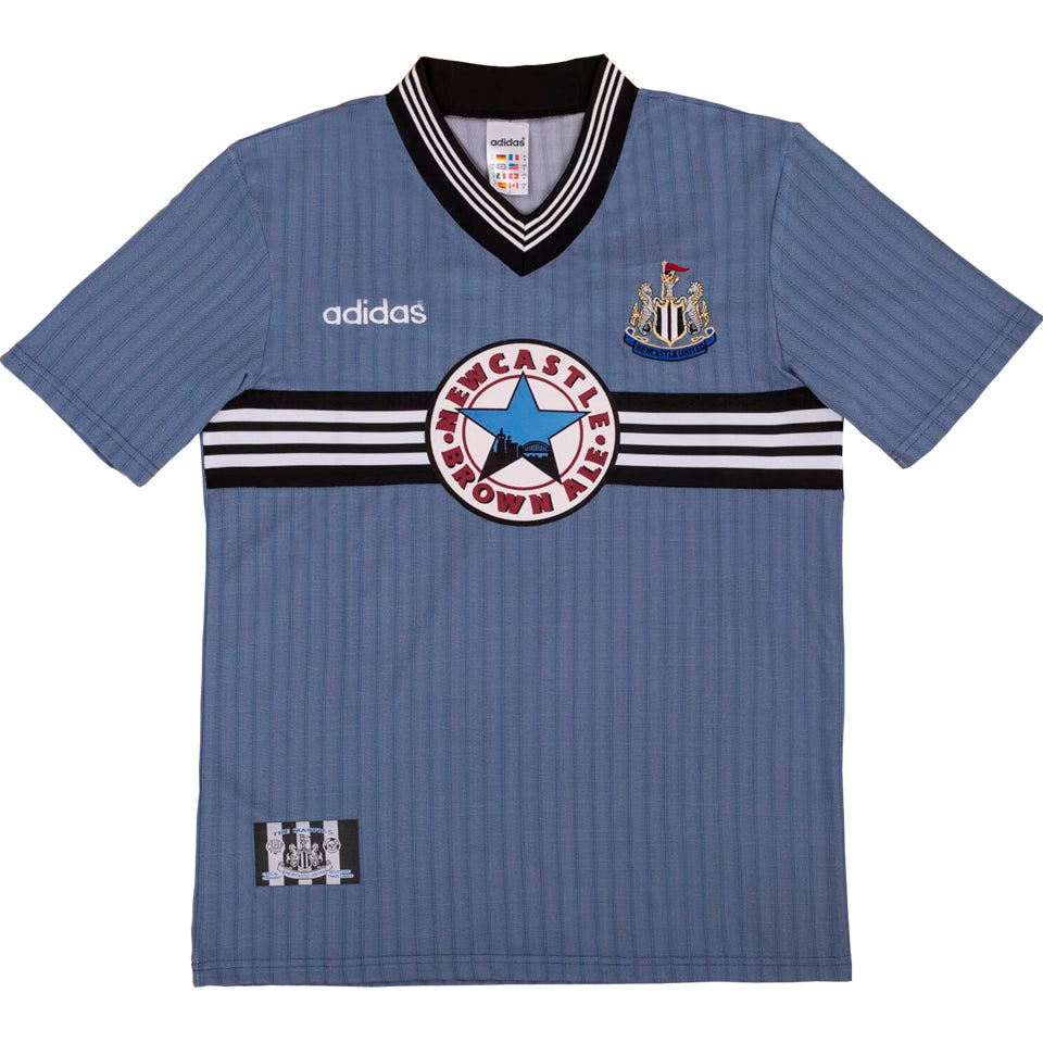 jersey 1996/97 newcastle visitante manga corta versión fan retro