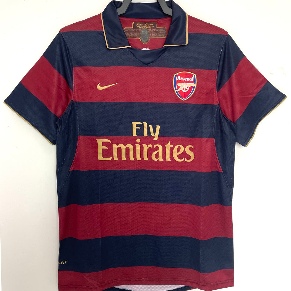 jersey 2007/08 arsenal tercero manga corta versión fan retro
