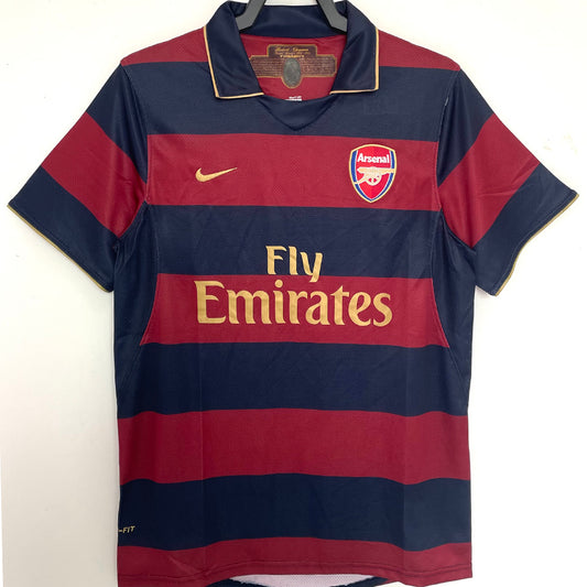 Jersey 2007/08 Arsenal Tercero Manga corta Versión Fan Retro