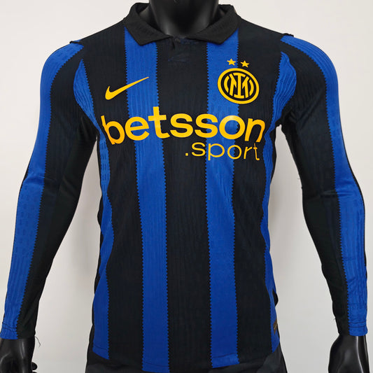 Jersey 2026/27 Inter Milan Local Manga larga Versión Jugador