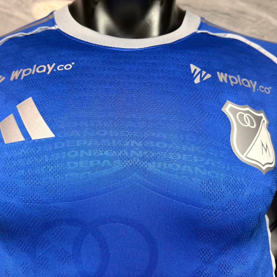 jersey 2026/27 millonarios local manga corta versión jugador