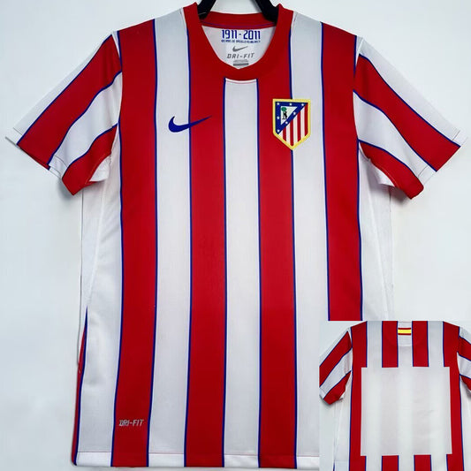 Jersey 2011/2012 Atletico de Madrid Local Manga corta Versión Fan Retro