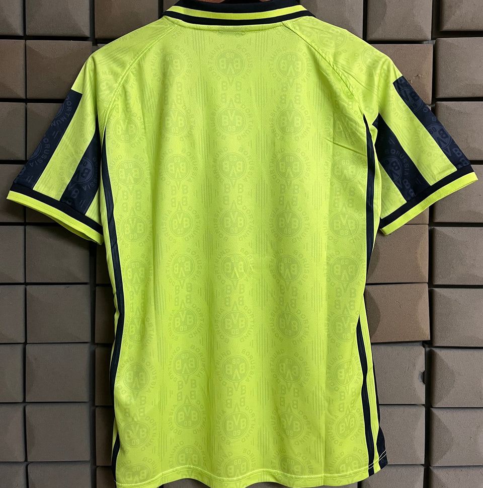 jersey 1996 borussia dortmund local manga corta versión fan retro