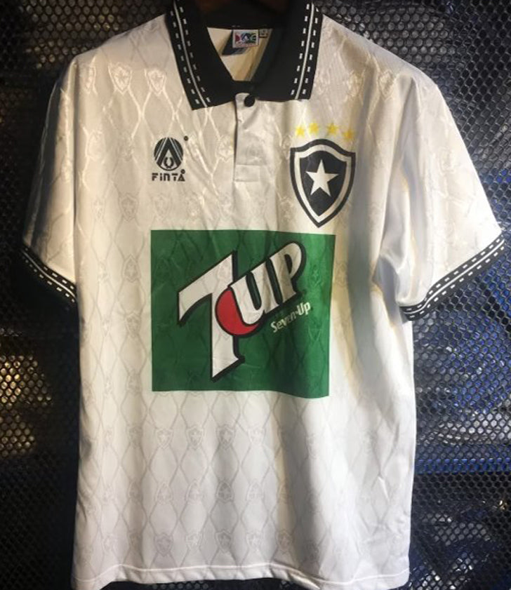 jersey 1995 botafogo visitante manga corta versión fan retro