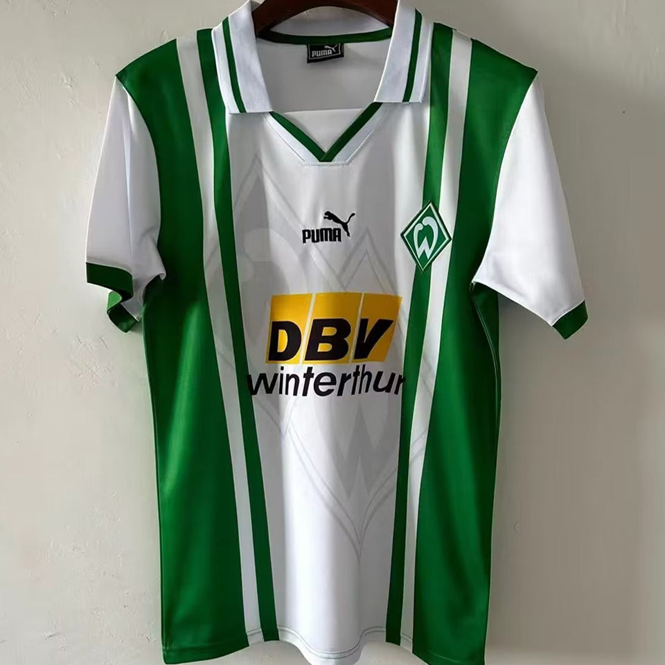 jersey 1996/97 werder bremen local manga corta versión fan retro