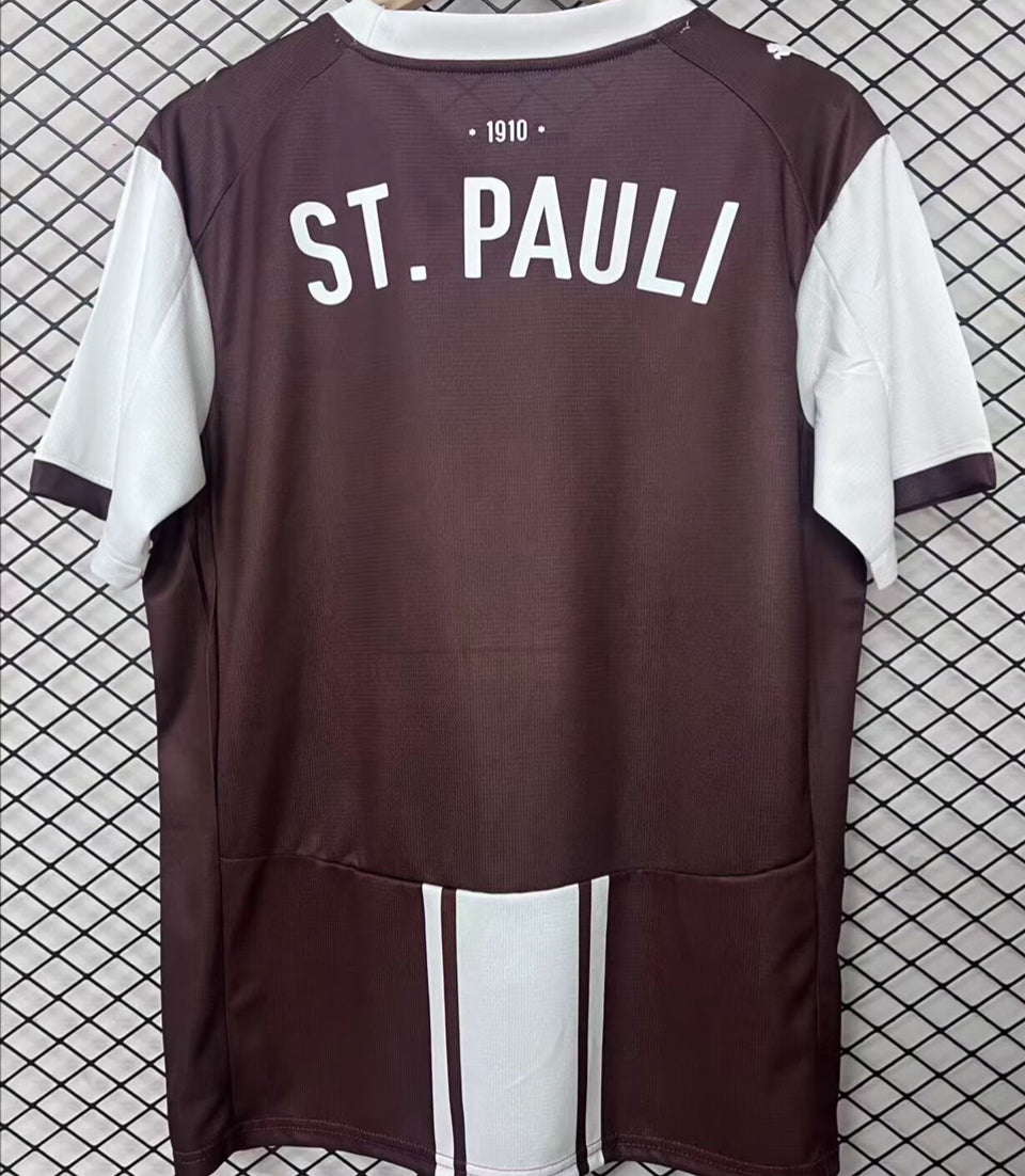 jersey 2026 st pauli especial manga corta versión fan