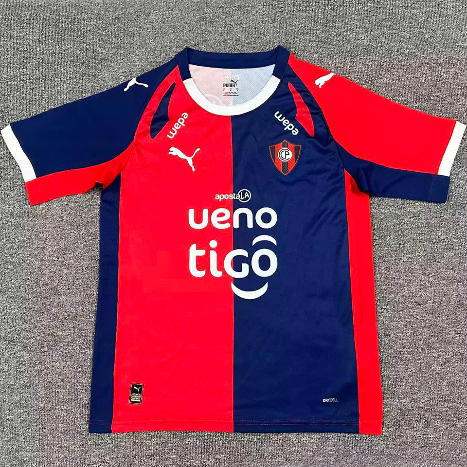 jersey 2026/27 cerro porteno local manga corta versión fan