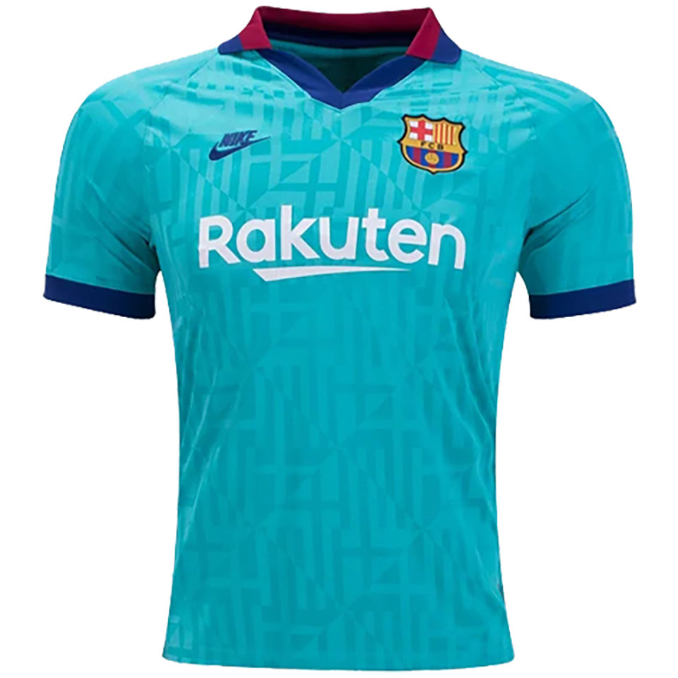 jersey 2019/20 barcelona tercero manga corta versión fan retro