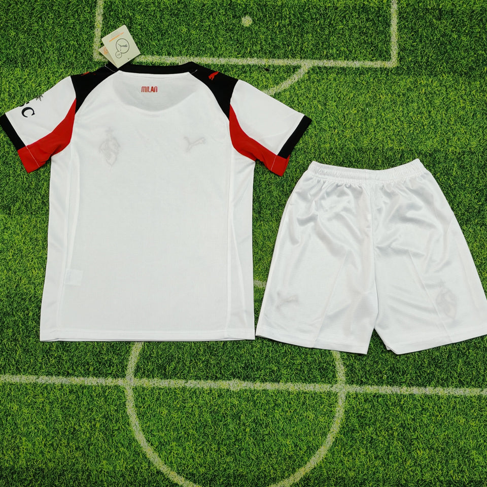 Jersey 2025/26 AC Milan Visitante Manga corta Niño