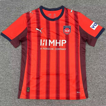 Jersey 2025/26 Heidenheim Local Manga corta Versión Fan