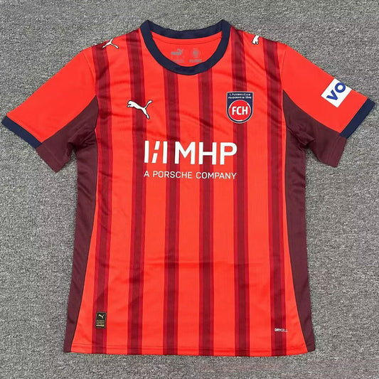 Jersey 2025/26 Heidenheim Local Manga corta Versión Fan