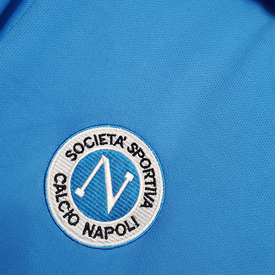 jersey 1988/89 napoli local manga corta versión fan retro