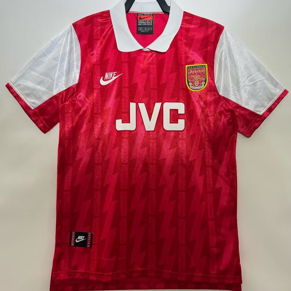 jersey 1993/94 arsenal local manga corta versión fan retro