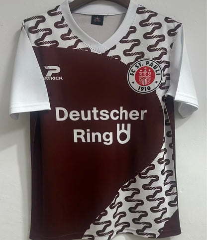 Jersey 1994 ST PAULI Visitante Manga corta Versión Fan Retro