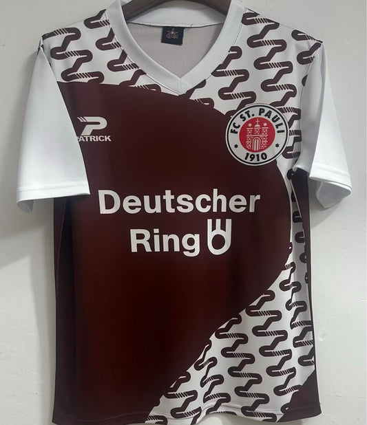 Jersey 1994 ST PAULI Visitante Manga corta Versión Fan Retro