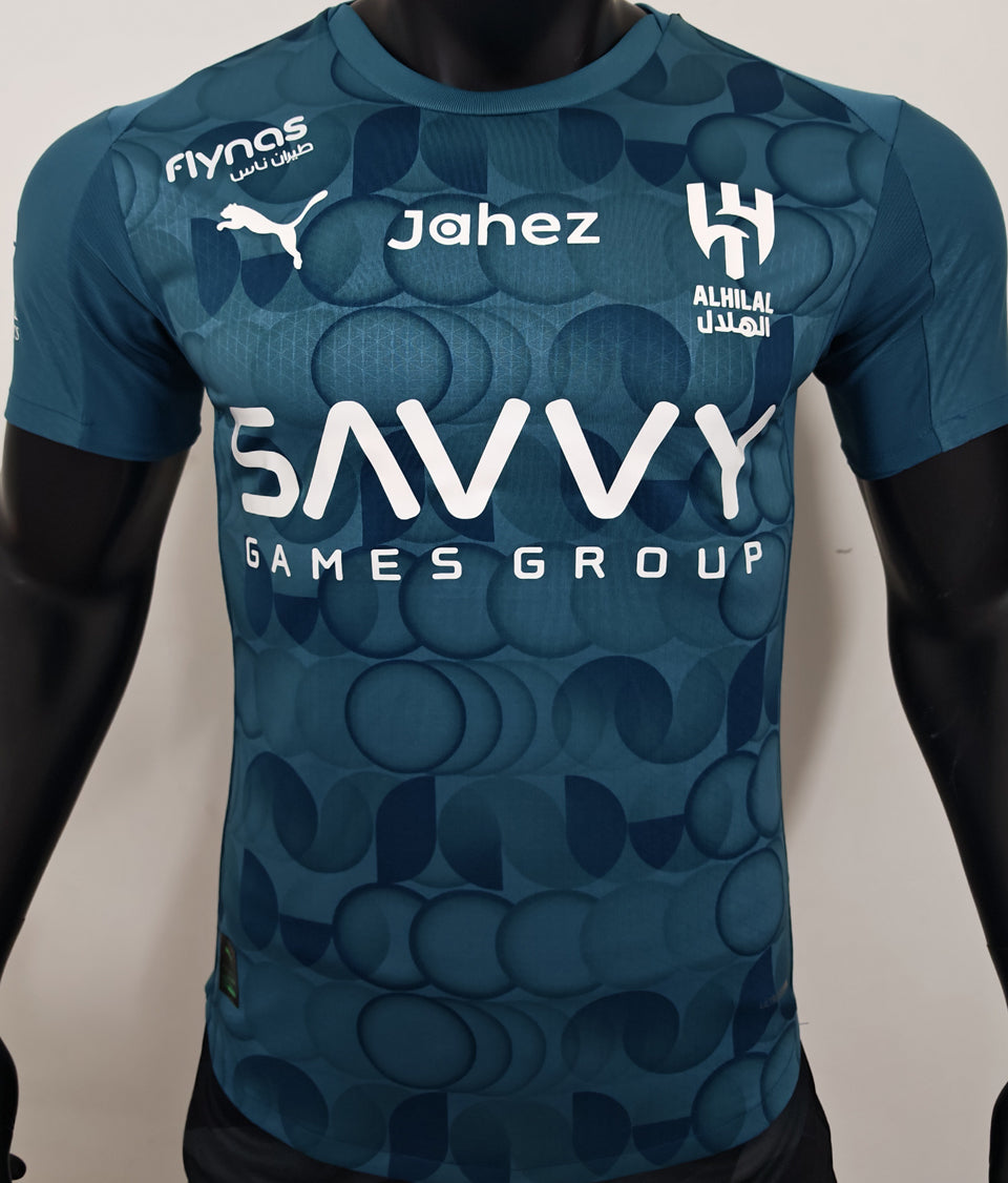Jersey 2025/26 Al Hilal SFC Tercero Manga corta Versión Jugador