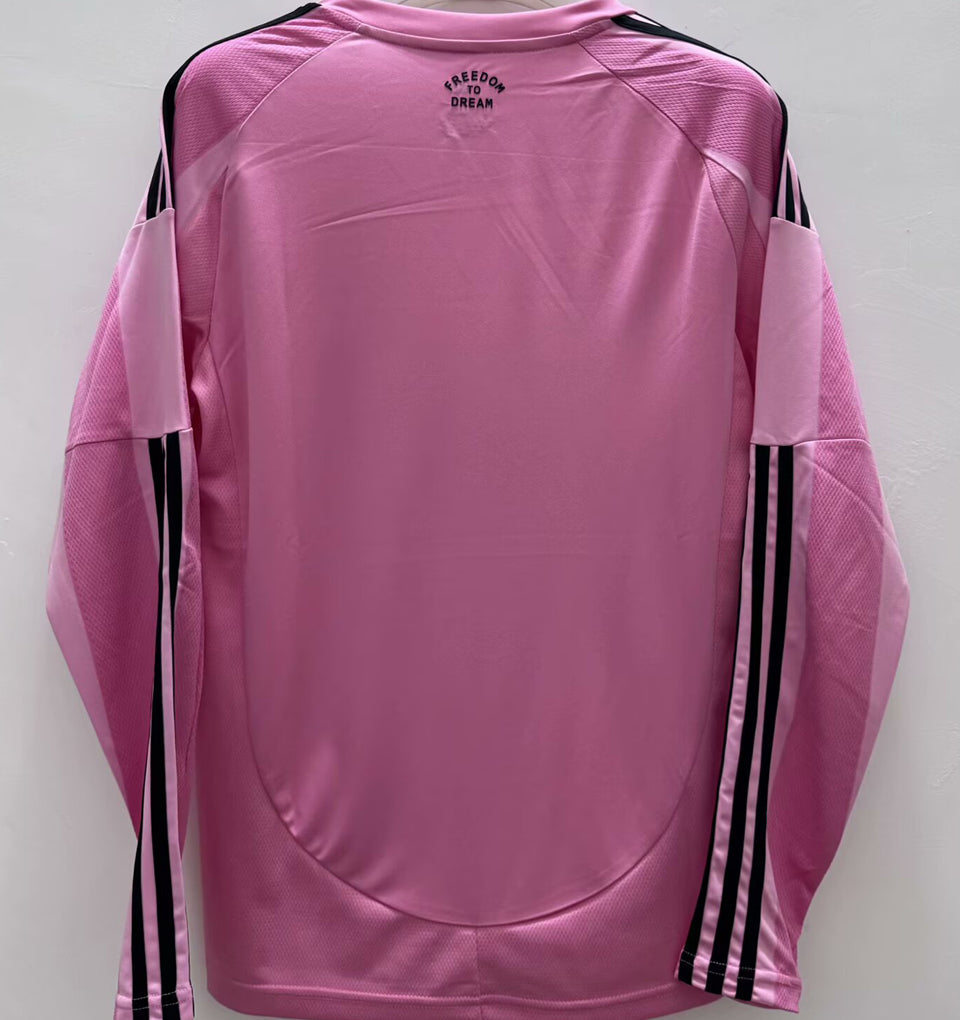 Jersey 2025/26 Inter Miami Local Manga larga Versión Fan