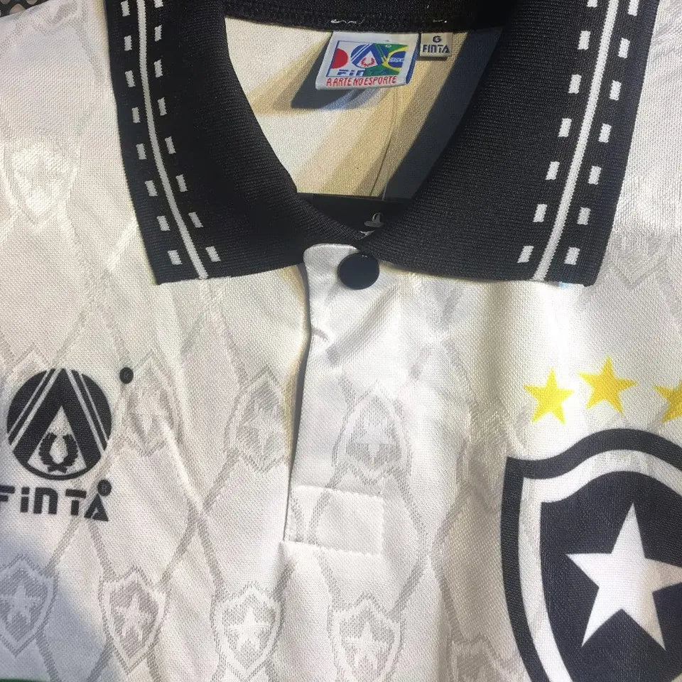 Jersey 1995 Botafogo Visitante Manga corta Versión Fan Retro