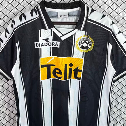 Jersey 1999/2000 Udinese Local Manga corta Versión Fan Retro