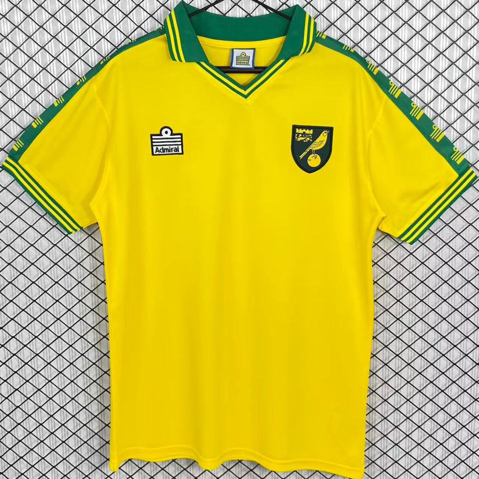 jersey 1976/1981 norwich local manga corta versión fan retro