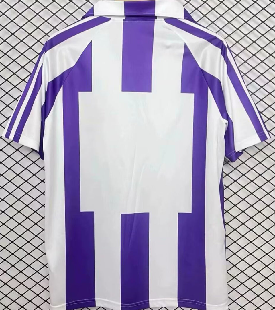 jersey 1984 real valladolid local manga corta versión fan retro