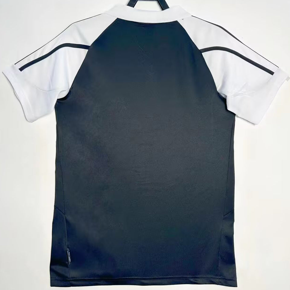 jersey 2001/02 real madrid visitante manga corta versión fan retro
