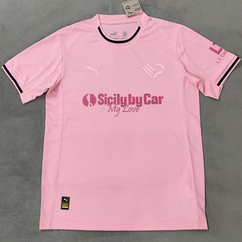 Jersey 2025/26 Palermo Local Manga corta Versión Fan