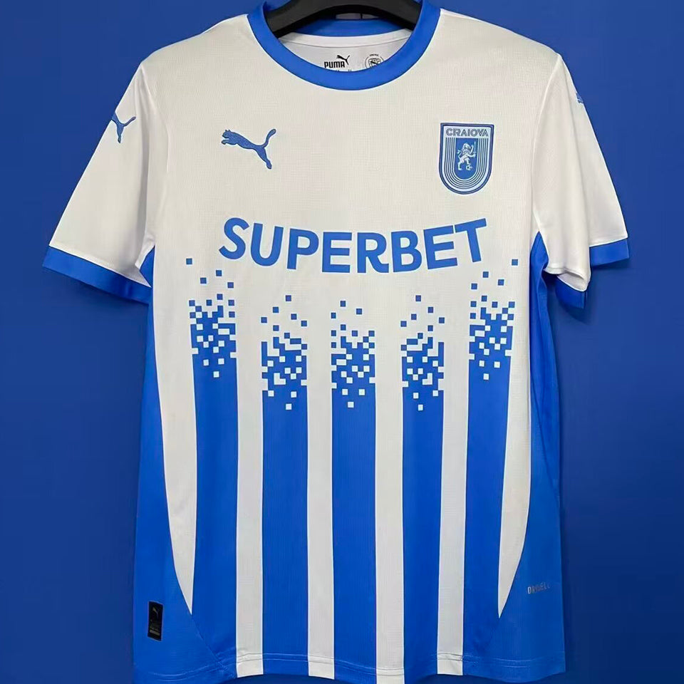 Jersey 2025/26 CS Universitatea Craiova Local Manga corta Versión Fan
