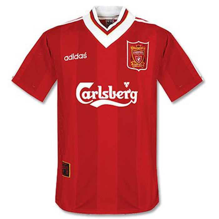 jersey 1995/96 liverpool local manga corta versión fan retro