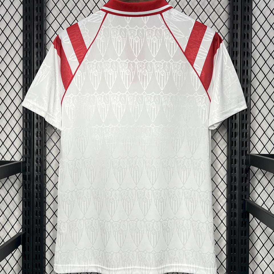jersey 1992/93 sevilla fc local manga corta versión fan retro