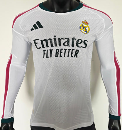 Jersey 2026/27 Real Madrid Local Manga larga Versión Jugador