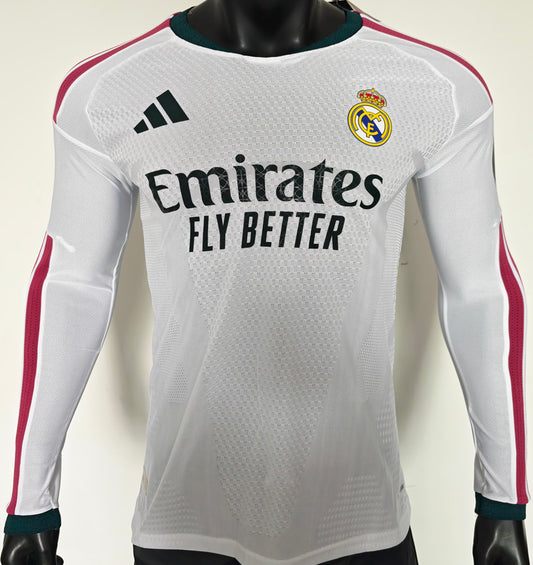 Jersey 2026/27 Real Madrid Local Manga larga Versión Jugador
