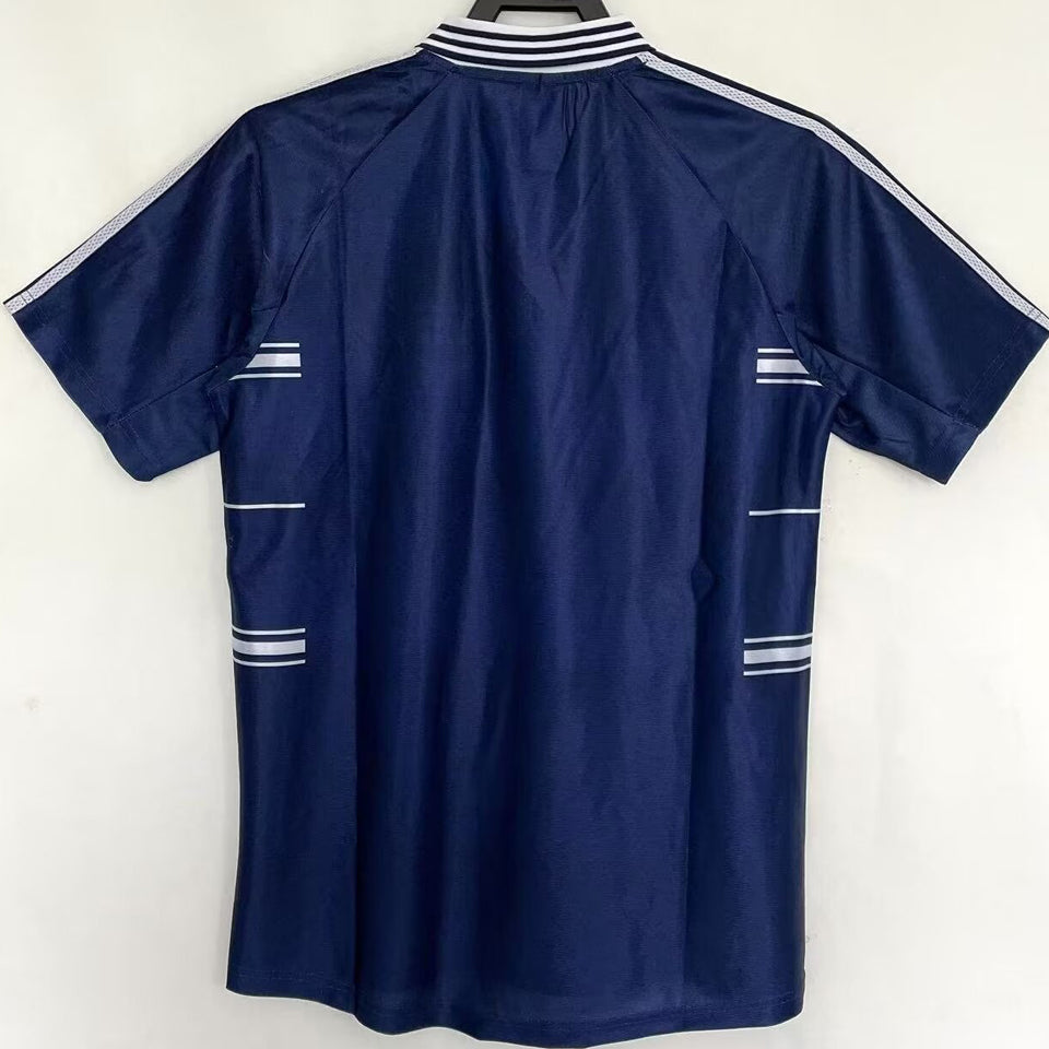 jersey 1998/99 real madrid visitante manga corta versión fan retro