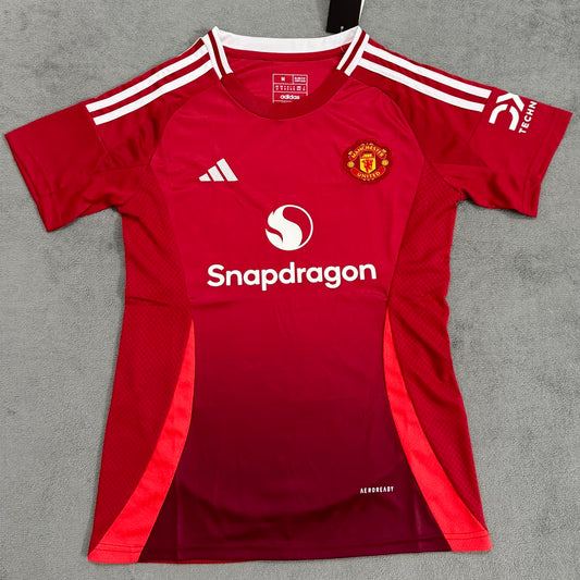 Jersey 2024/25 Manchester United Local Manga corta Mujer