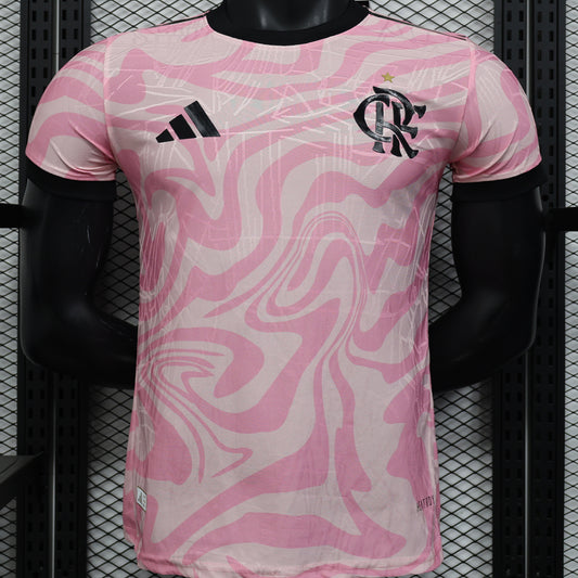 Jersey 2023 Flamengo Pink Especial Manga corta Versión Jugador