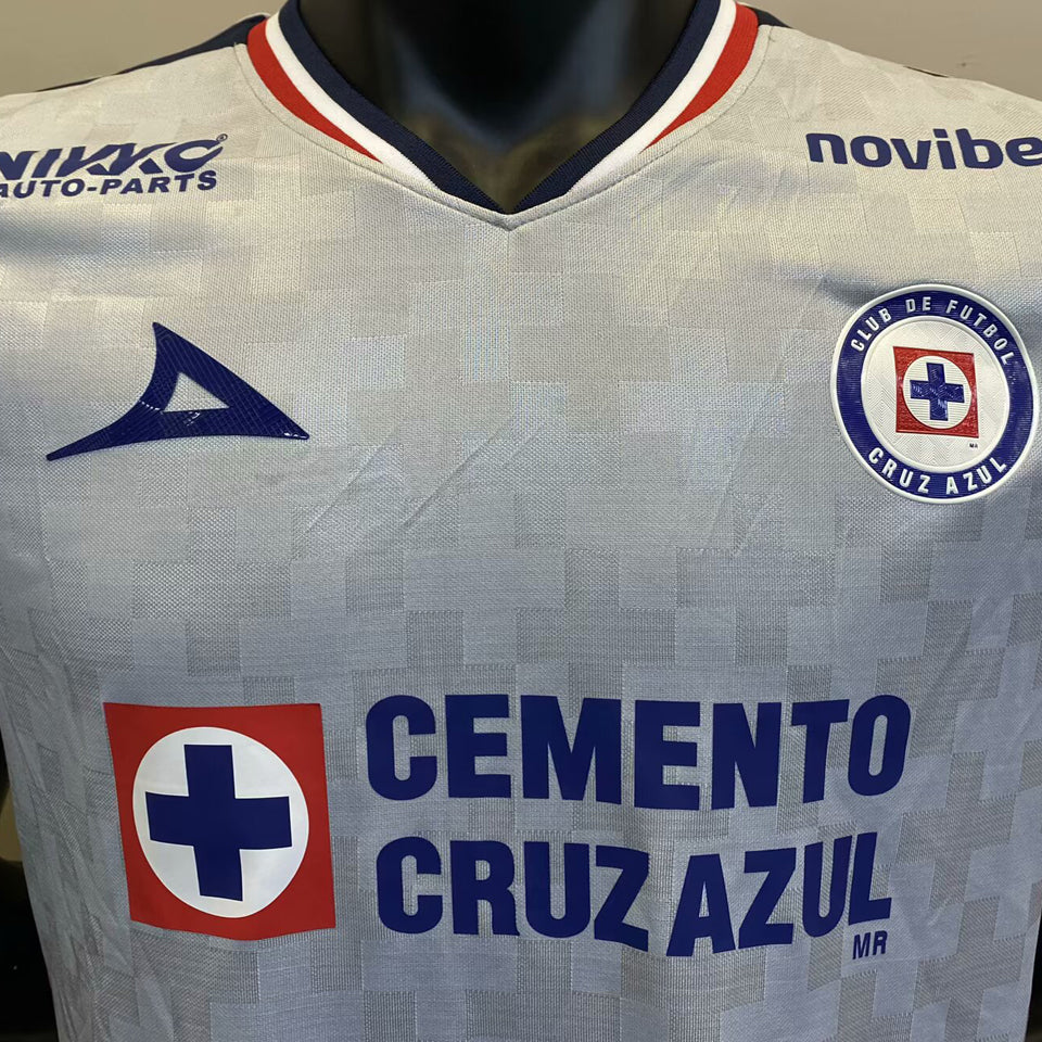 jersey 2025/26 cruz azul visitante manga corta versión jugador