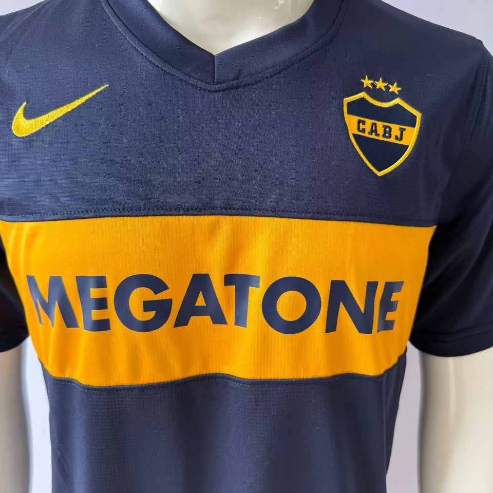 Jersey 2007/2008 Boca Local Manga corta Versión Fan Retro