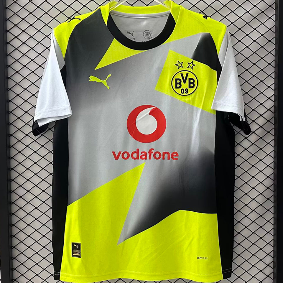 jersey 2025/26 borussia dortmund visitante manga corta versión fan