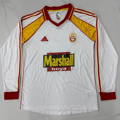 Jersey 1999/2000 Galatasaray Visitante Manga larga Versión Fan Retro
