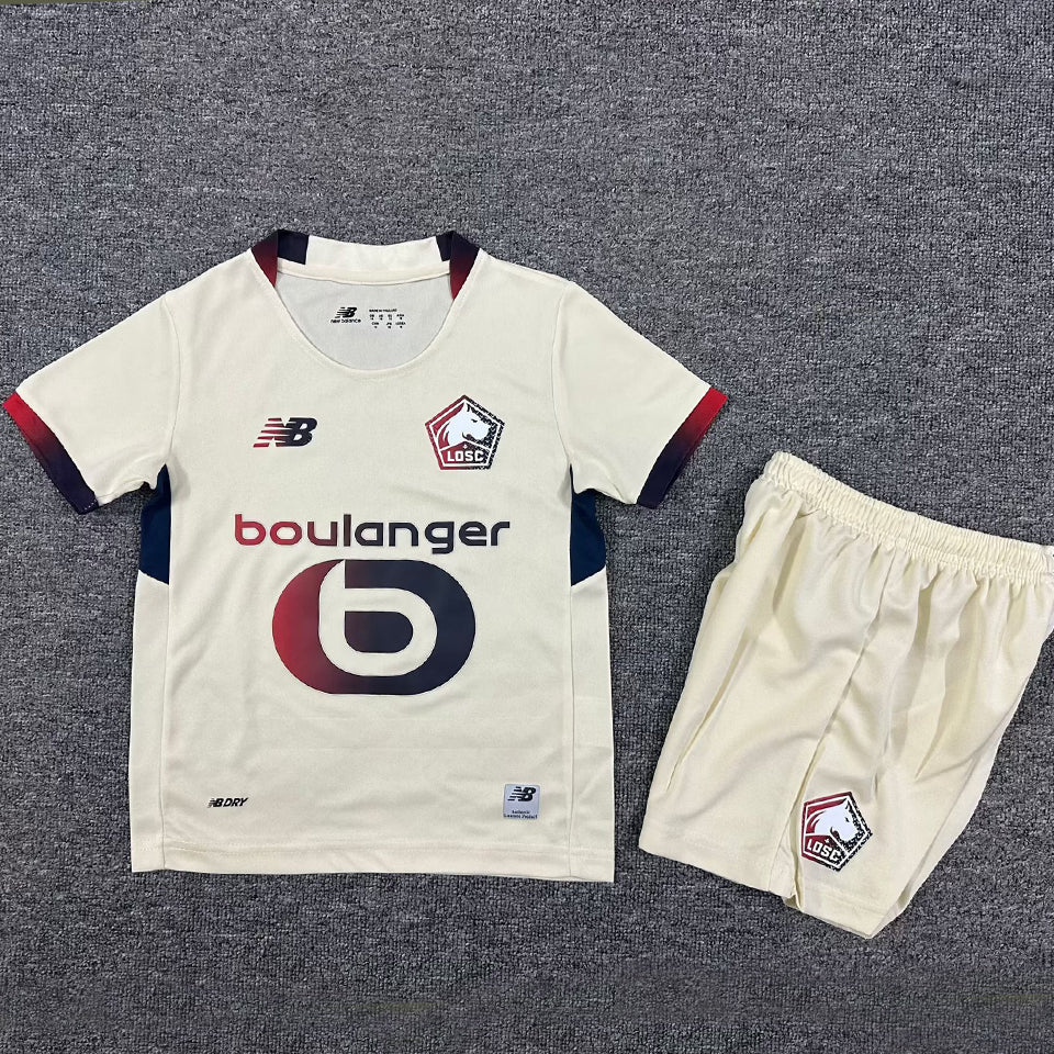 Jersey 2025/26 Lille Visitante Manga corta Niño