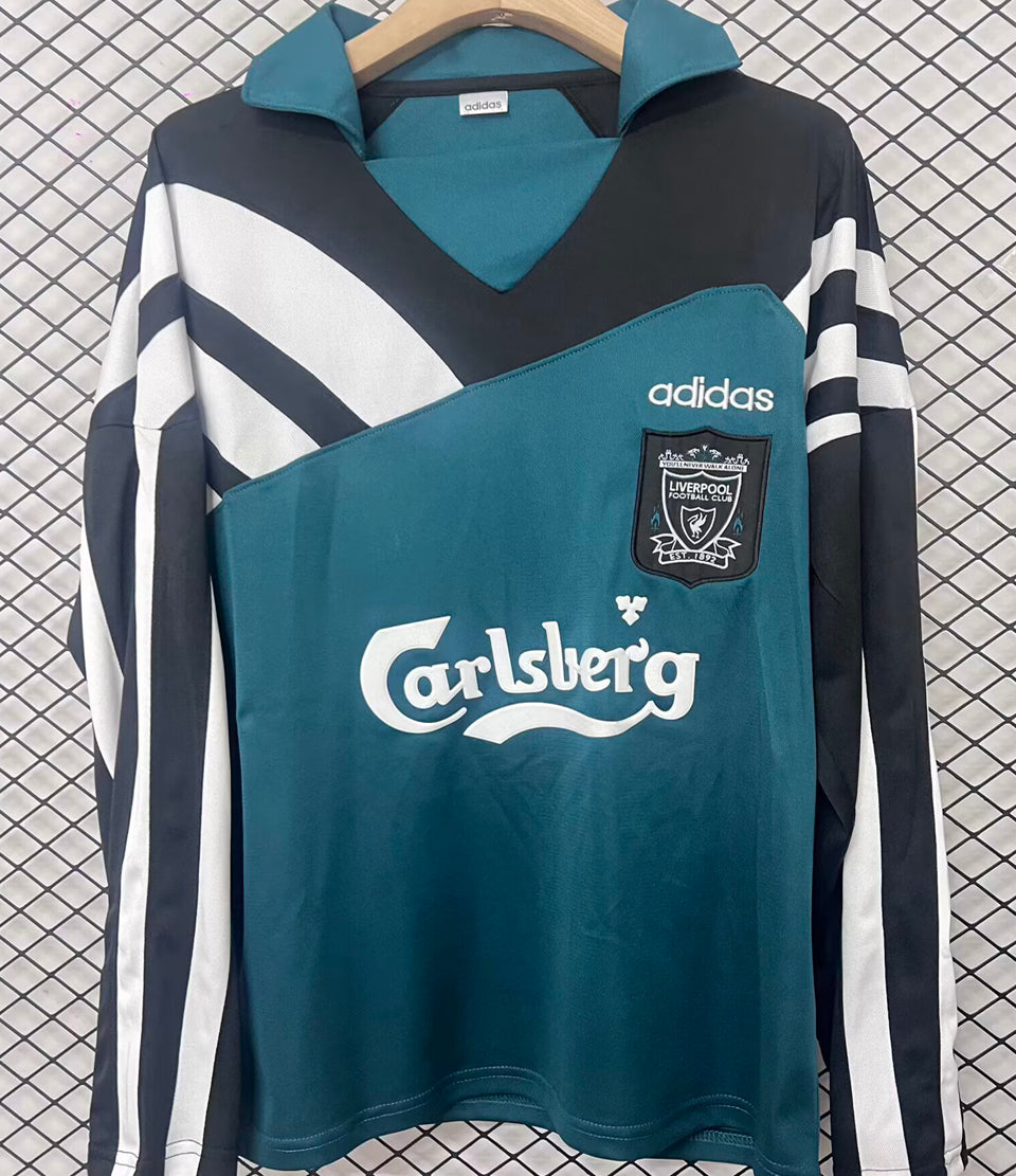 jersey 1996/1997 liverpool especial manga larga versión fan retro