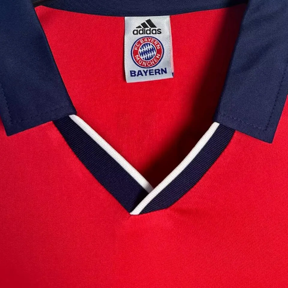 Jersey 2000/01 Bayern Munich Local Manga corta Versión Fan Retro