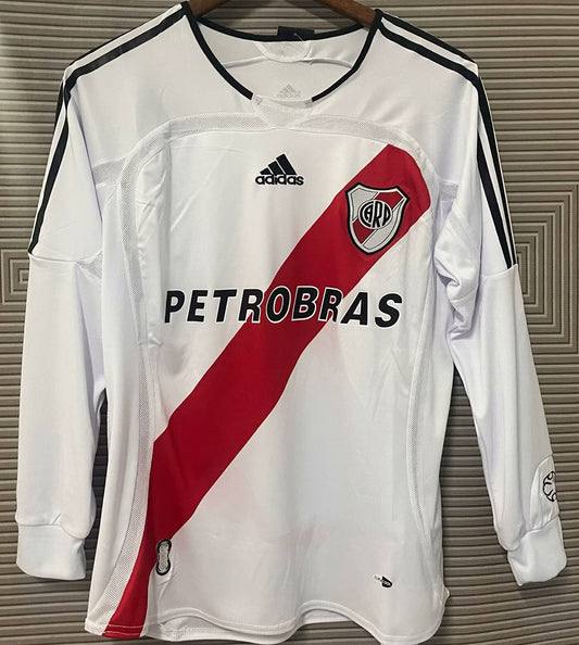 Jersey 2006/07 River Plate Local Manga larga Versión Fan Retro