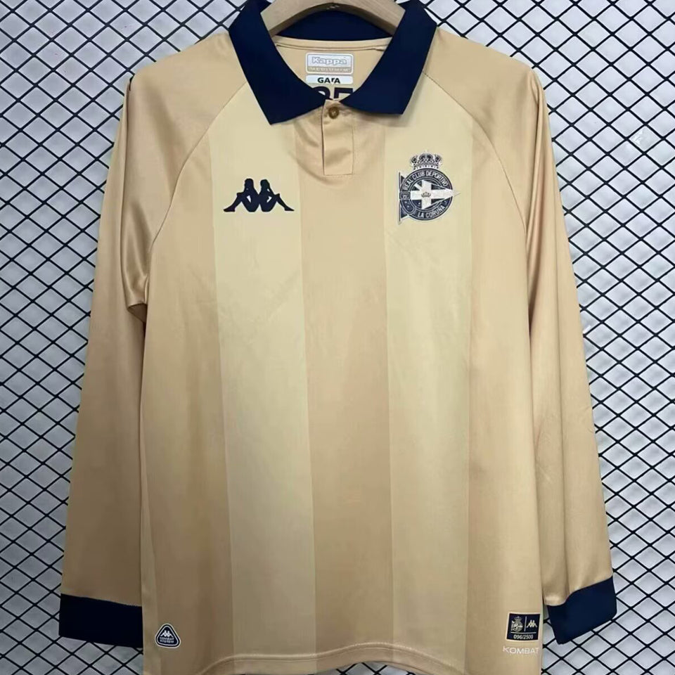 Jersey 2025 Deportivo La Coruna Especial Manga larga Versión Fan